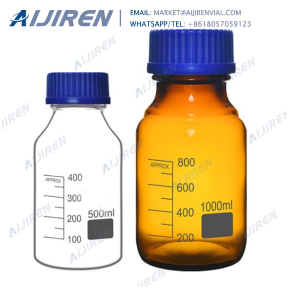 China 1000ml media bottle with blue screw cap factory